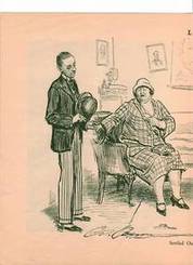 1926 Magazine Print Cartoon Settled Out of Court