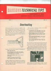 1950's Hastings Technical Tips Vol 1 No 3 Overheating