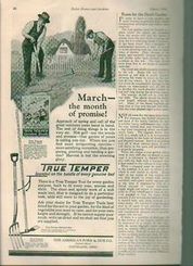 1926 Print Ad True Temper Tools Farmers Spading Fork