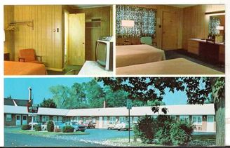 Undated Unused Postcard Cocoa Motel MNL Motel Hershey PA
