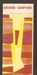 1964 Travel Souvenir Brochure Grand Canyon National Park Arizona AZ